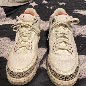 Mens gray speckled jordans